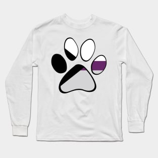 Demisexual Pride Paw Long Sleeve T-Shirt